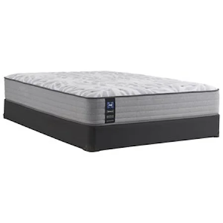 Cal King 11 1/2" Medium Tight Top Mattress and Low Profile Base 5" Height